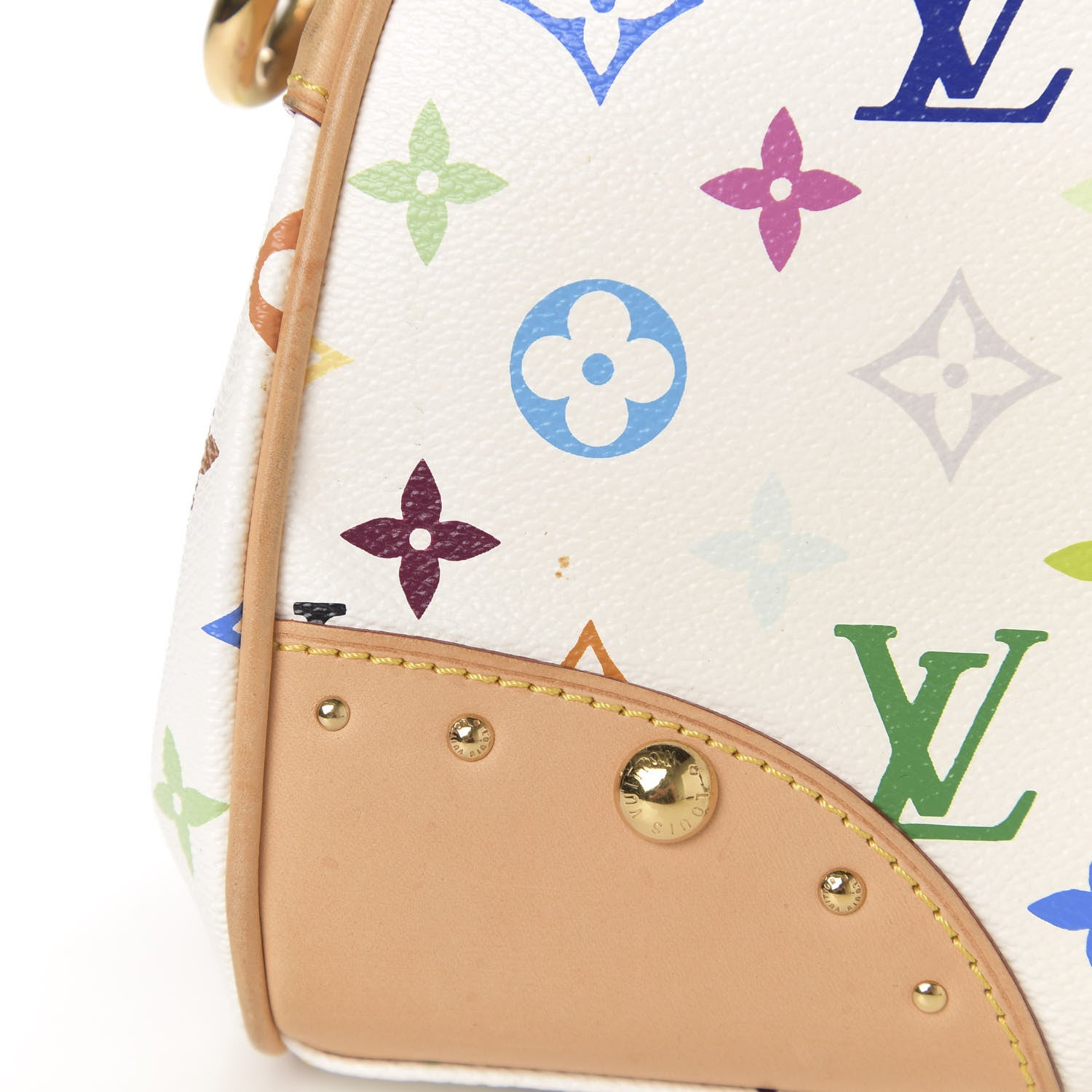 Louis Vuitton Monogram Multicolor Beverly MM White 7 of 12