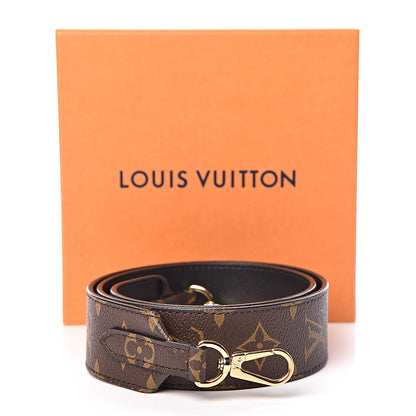 Louis Vuitton Monogram Bandouliere Shoulder Strap Black 4 of 4