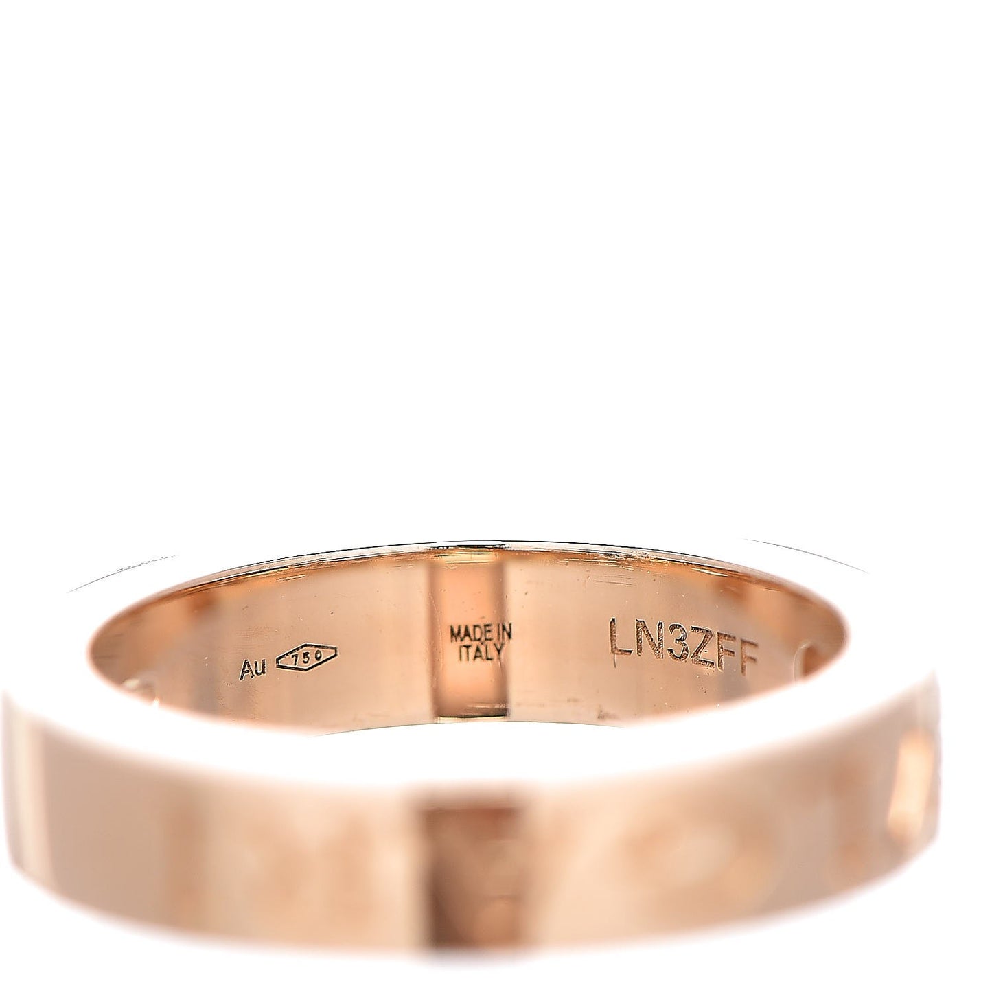 18K Yellow Gold Diamond B.Zero1 Essential Band Ring 50 5.25