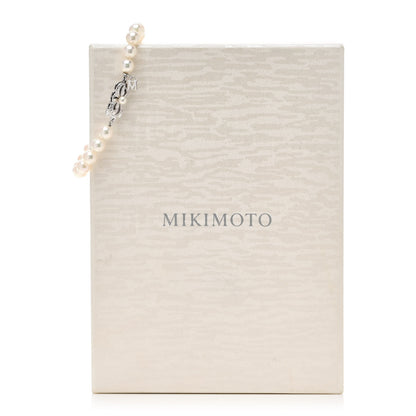 Mikimoto 14K White Gold Akoya Cultured Pearl 6.5-7mm Strand Bracelet 4 of 4