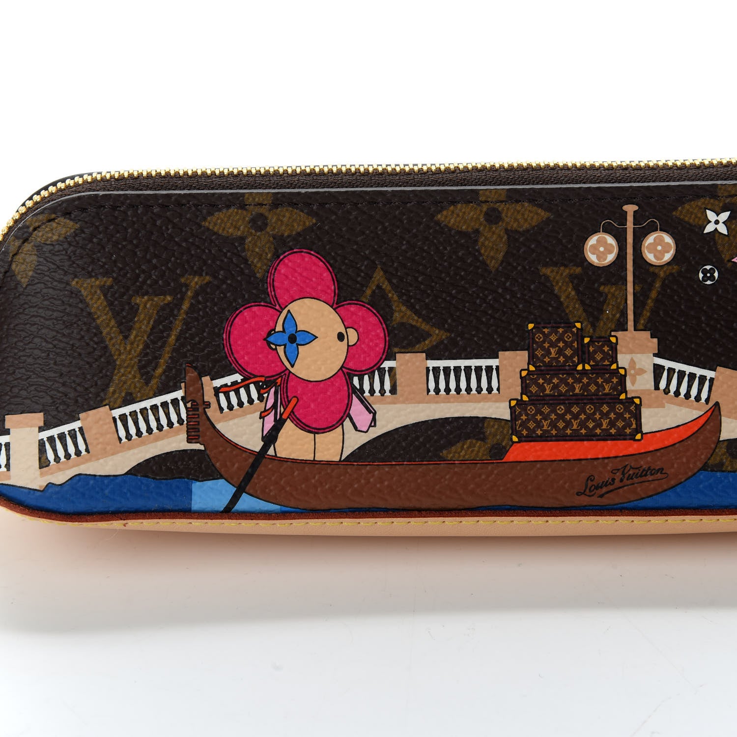 Louis Vuitton Monogram 2019 Christmas Animation Venice Elizabeth Pencil Pouch 7 of 7