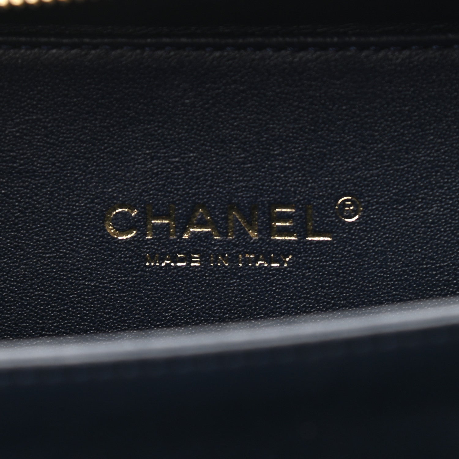 Chanel Caviar Quilted Small CC Filigree Vanity Case Navy 5 of 9