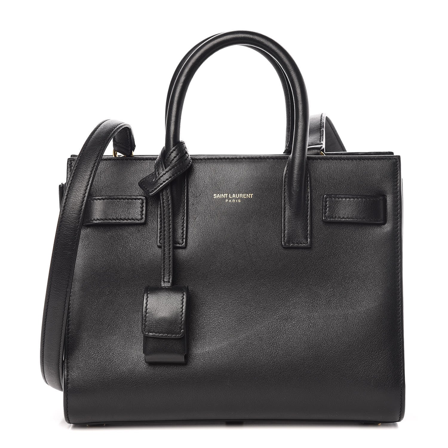 Saint Laurent Calfskin Nano Sac de Jour Black 1 of 10
