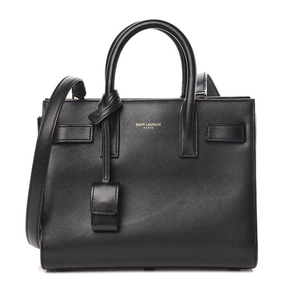 Saint Laurent Calfskin Nano Sac de Jour Black 1 of 10