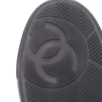 Chanel Fabric Suede Calfskin Logo Sneakers 36 Beige Pink 7 of 10