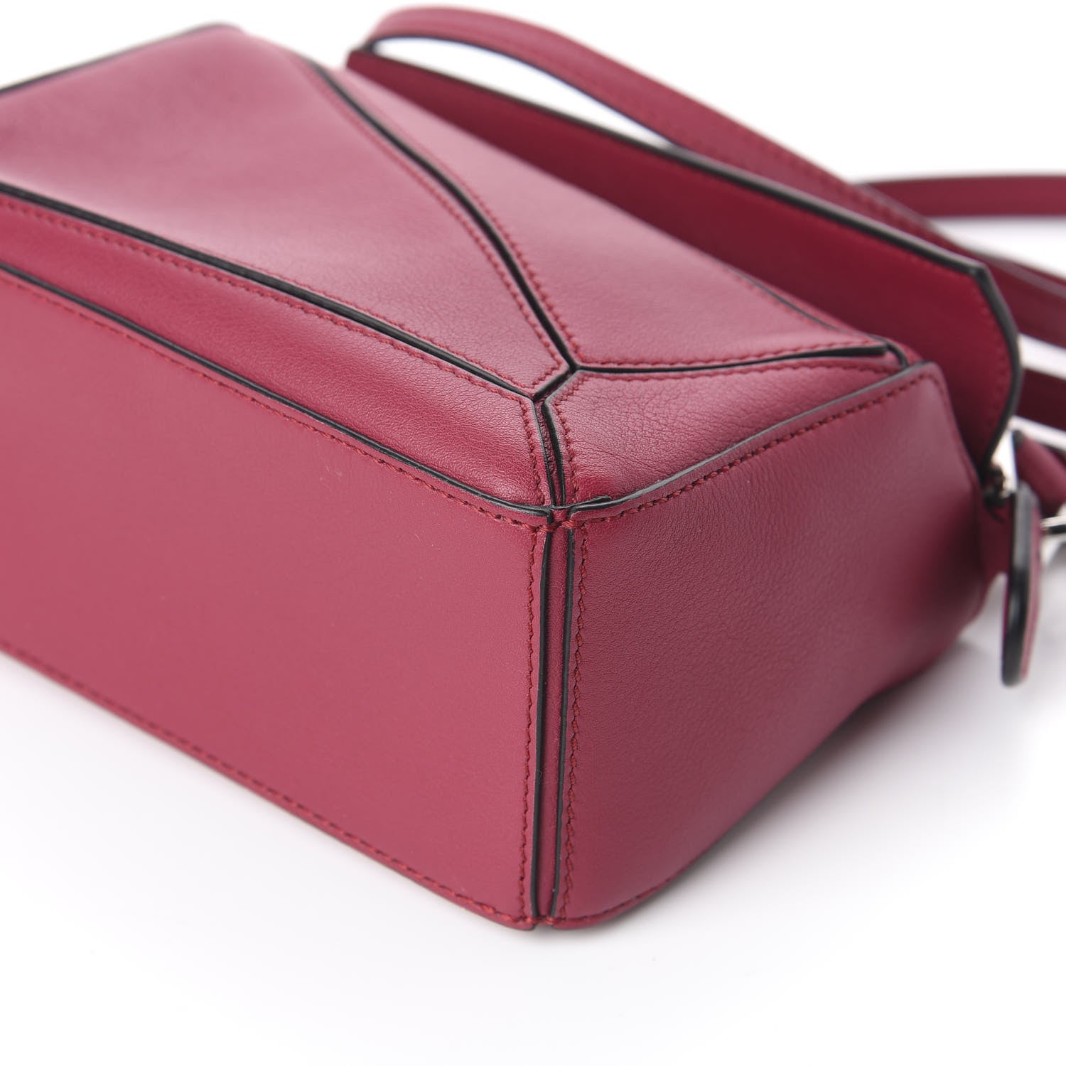Loewe Calfskin Mini Puzzle Bag Raspberry 6 of 10
