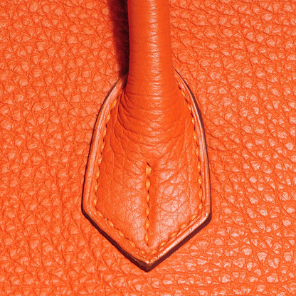 Hermes Togo Birkin 40 Orange 9 of 28