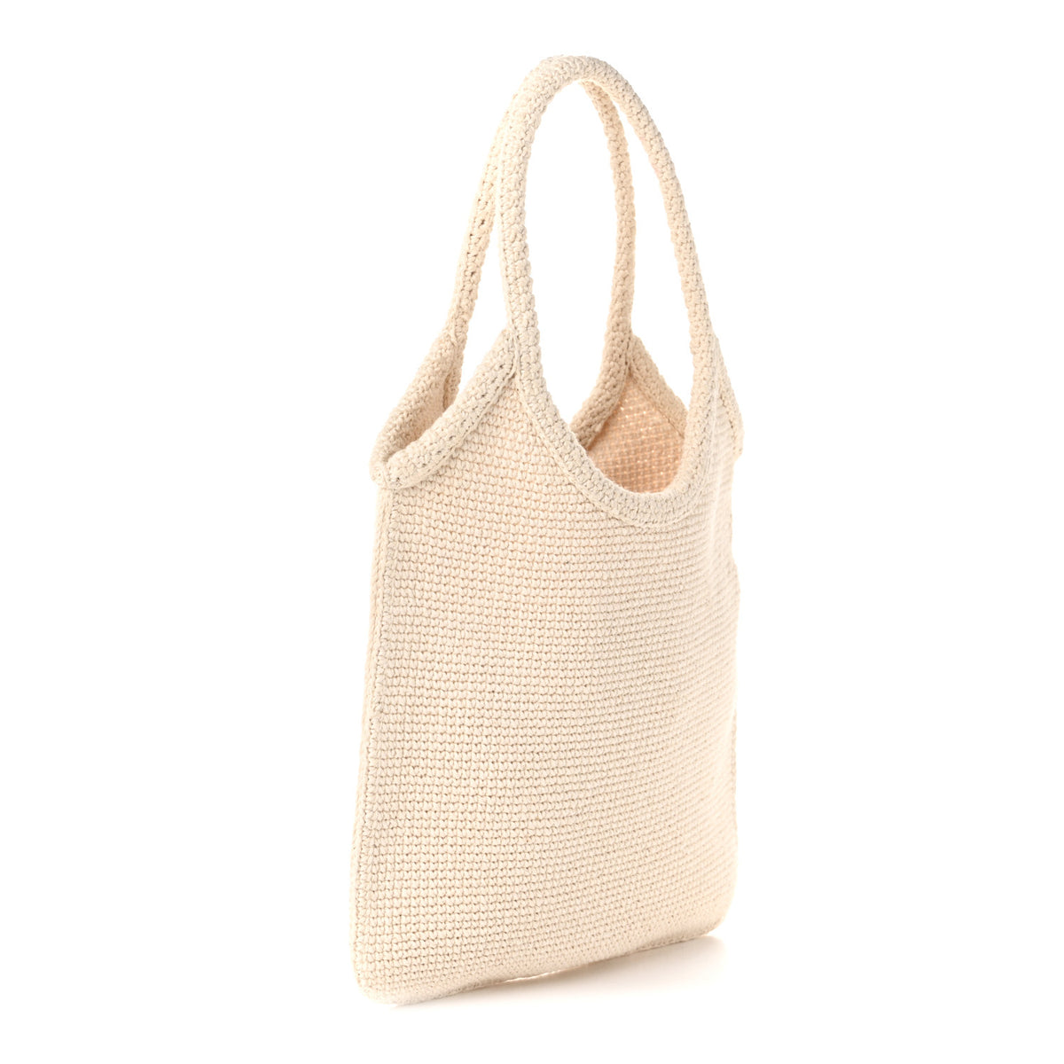 Miu Miu Cotton Crochet Floral Ivy Bag Beige Khaki 2 of 9