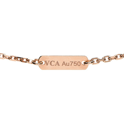 Van Cleef & Arpels 18K Rose Gold Trace Chain 6 of 6