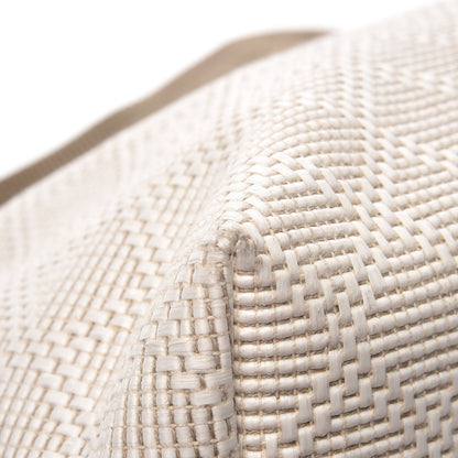Gucci Woven Raffia Diamante Tote White 10 of 12