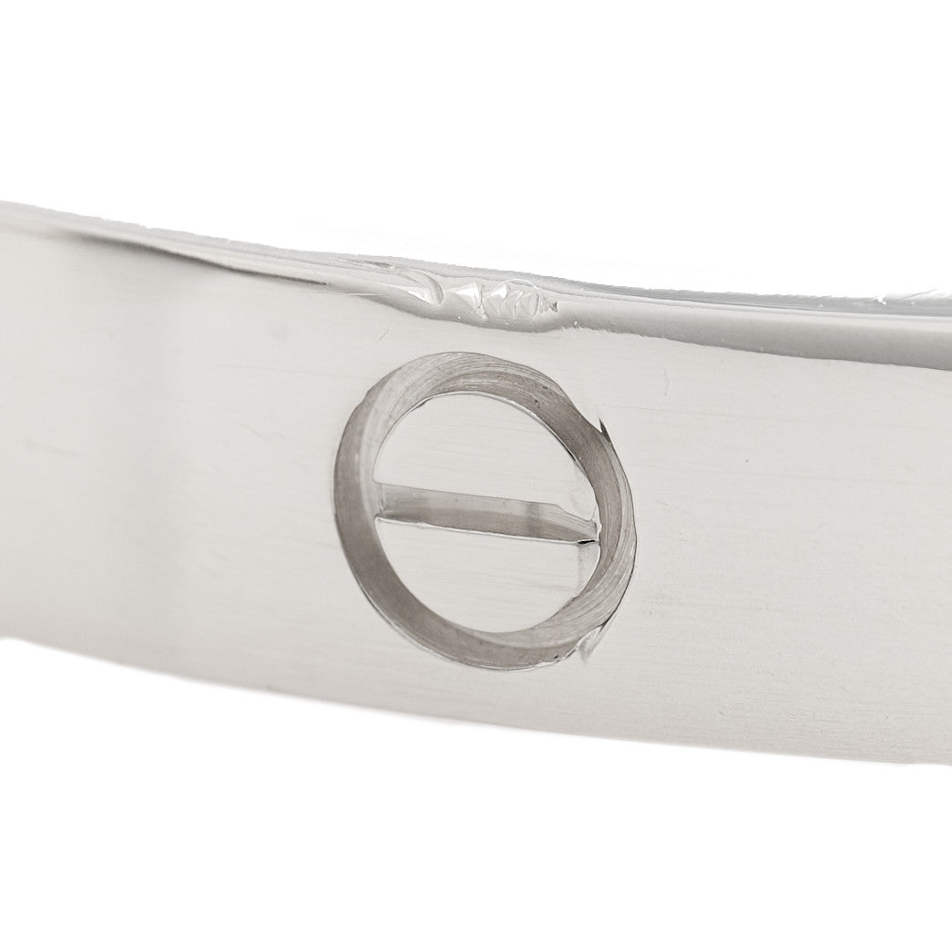 18K White Gold LOVE Bracelet 18