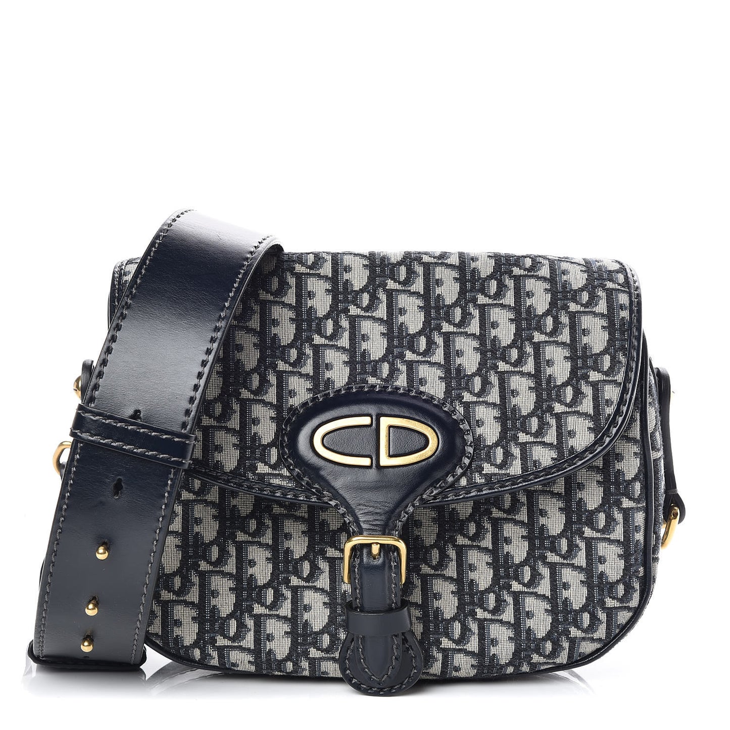 Oblique Crossbody Navy Blue