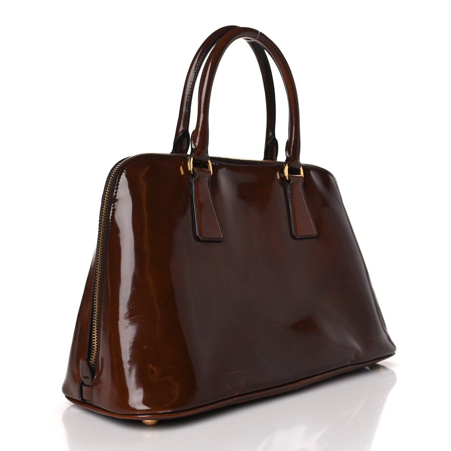 Spazzolato Promenade Tote Tabacco