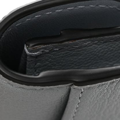 Christian Dior Goatskin Saddle Card Holder Sky Blue 9 of 9