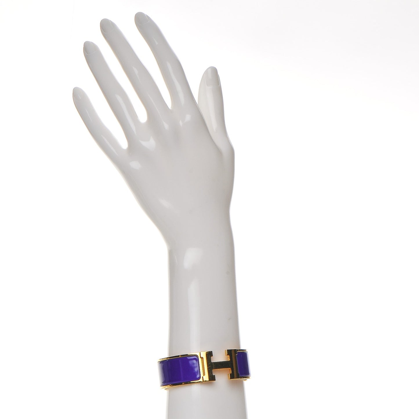 Enamel Wide Clic Clac H Bracelet PM Iris