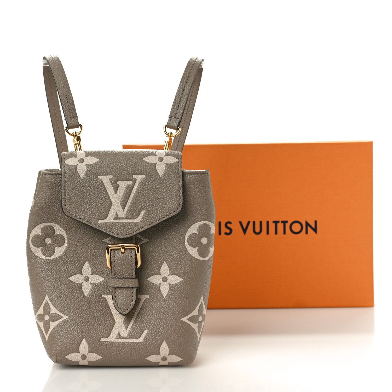 Louis Vuitton Empreinte Monogram Giant Tiny Backpack Tourterelle Cream 10 of 10