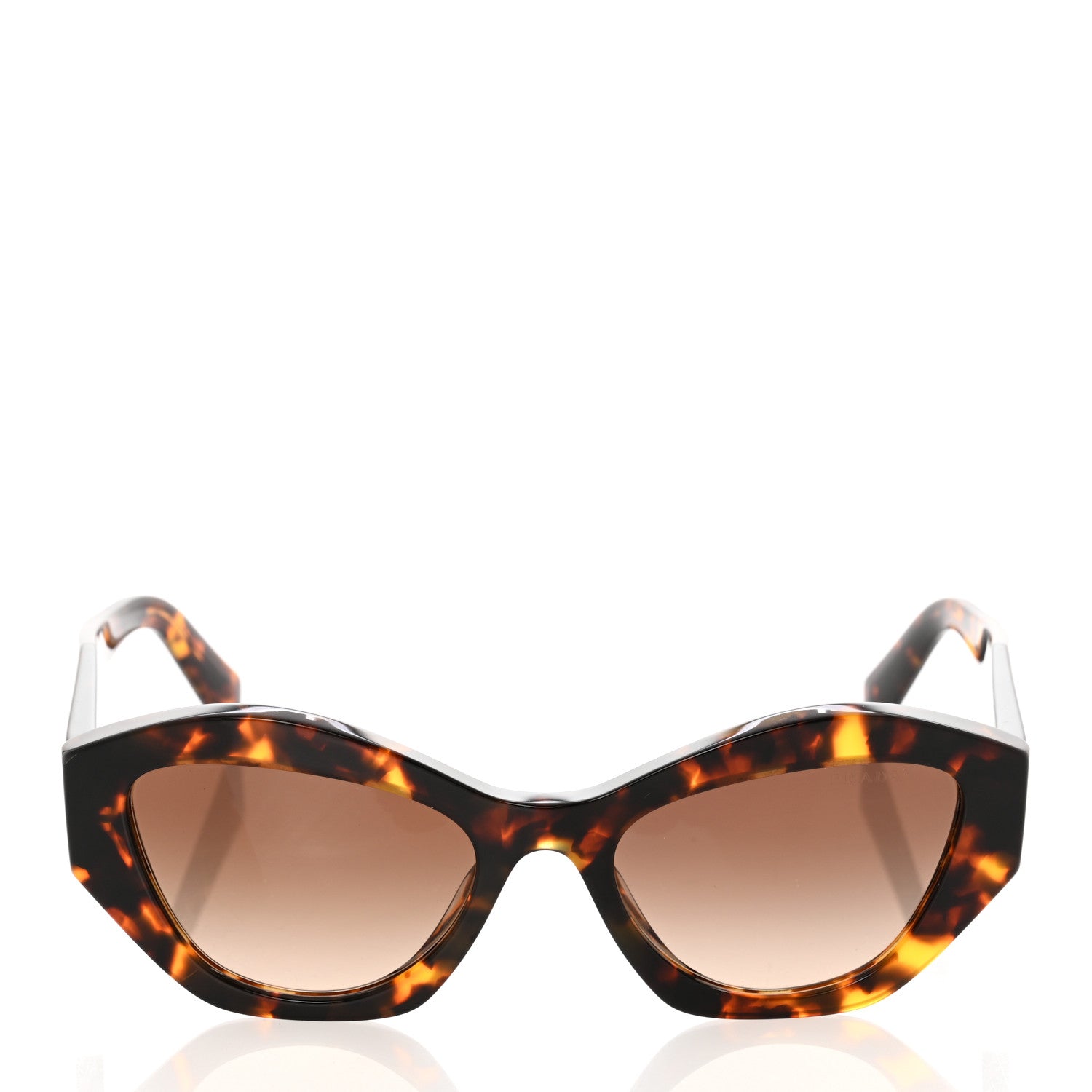Prada Acetate Symbole Sunglasses SPR 07Y Brown 2 of 8