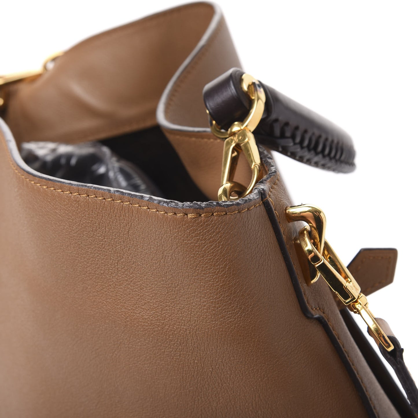 Veau Soie Calfskin Parnassea Bagatelle Hobo Hazelnut