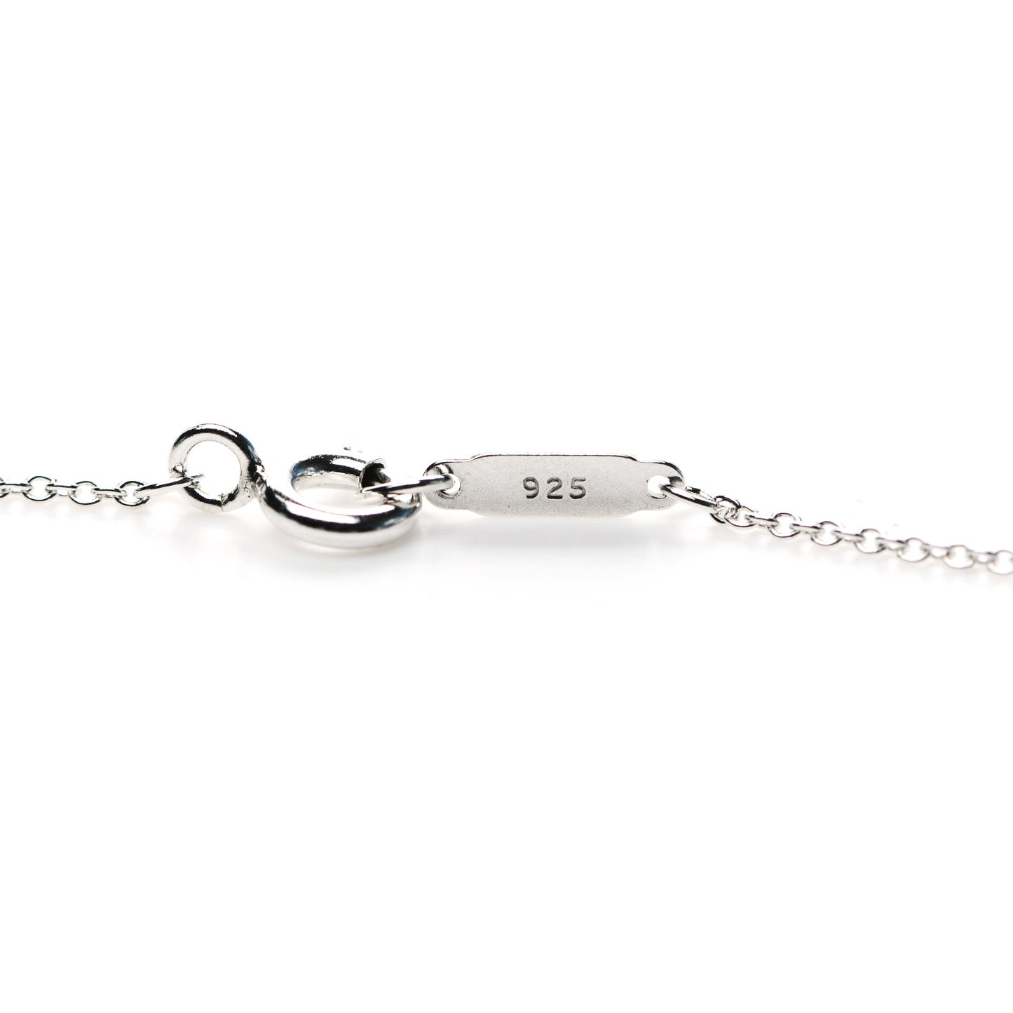 Sterling Silver Large Crown Key Pendant Necklace