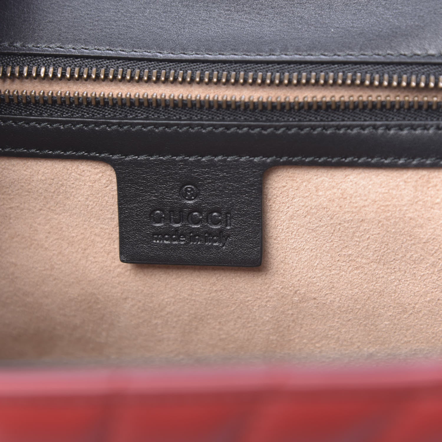 Gucci Calfskin Bamboo Trapuntata Queen Margaret Top Handle Bag Blue Agata Hibiscus Red Mystic White Sugar Pink 6 of 10