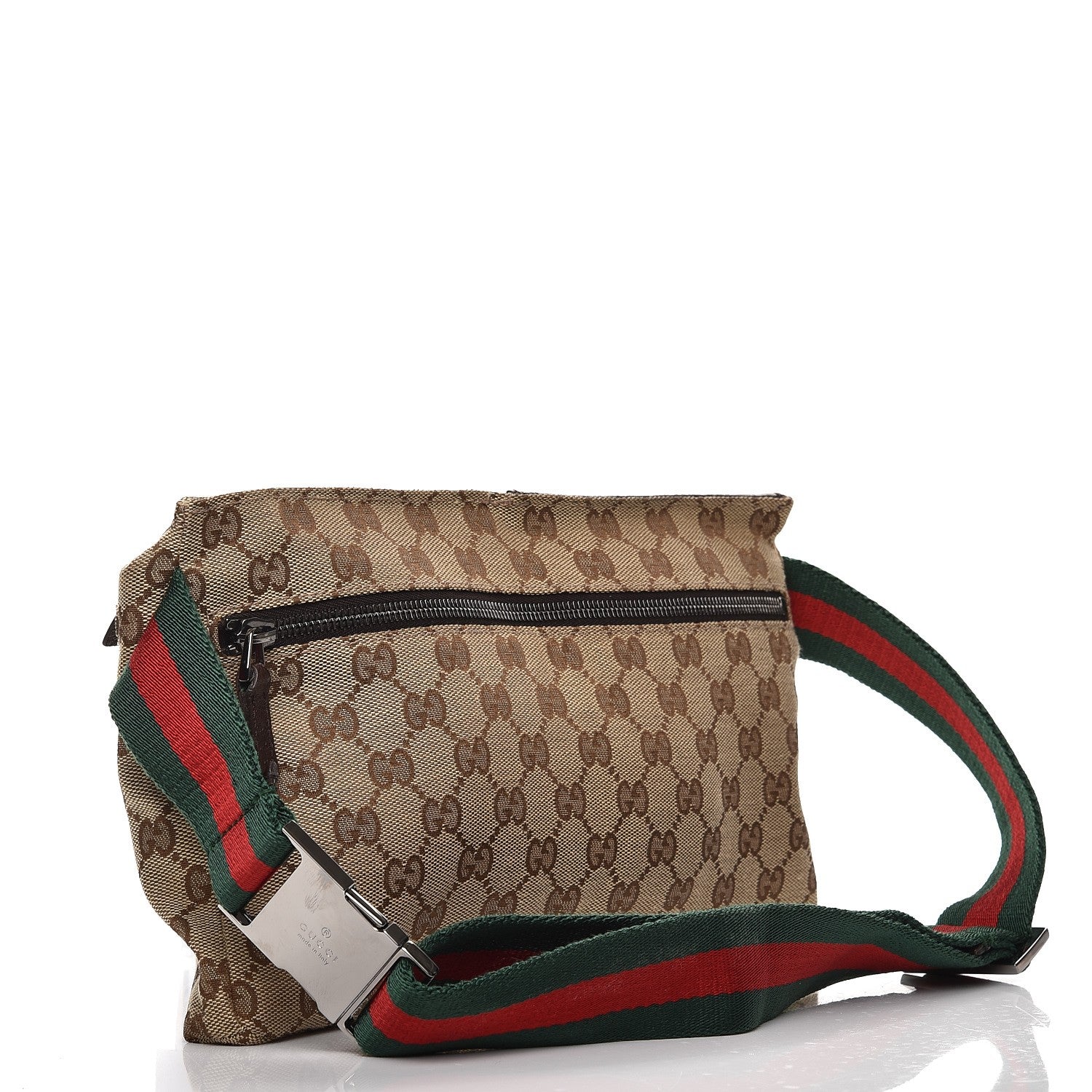 Gucci Monogram Web Belt Bag Dark Brown 3 of 6