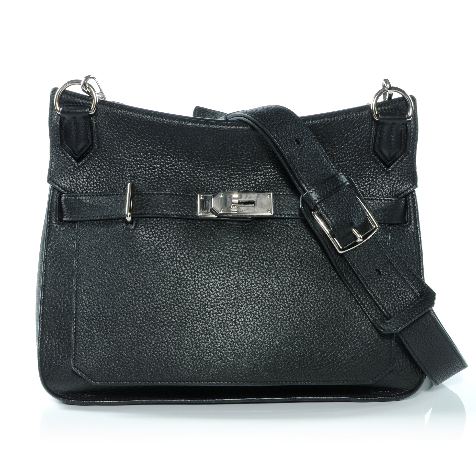 Hermes Taurillon Clemence Jypsiere 34 Black 1 of 9