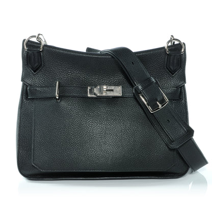 Hermes Taurillon Clemence Jypsiere 34 Black 1 of 9