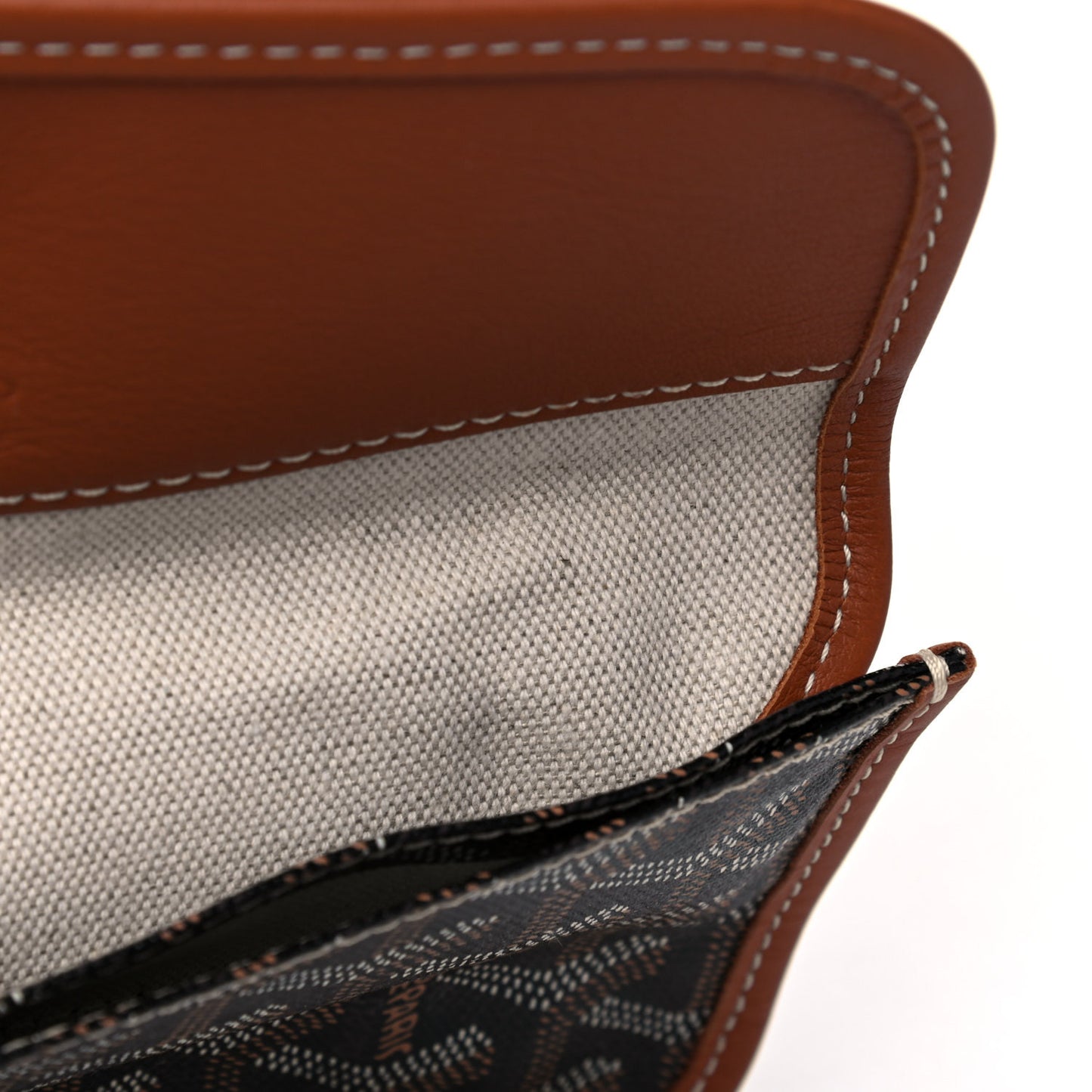 Goyardine Pouch Black Gold