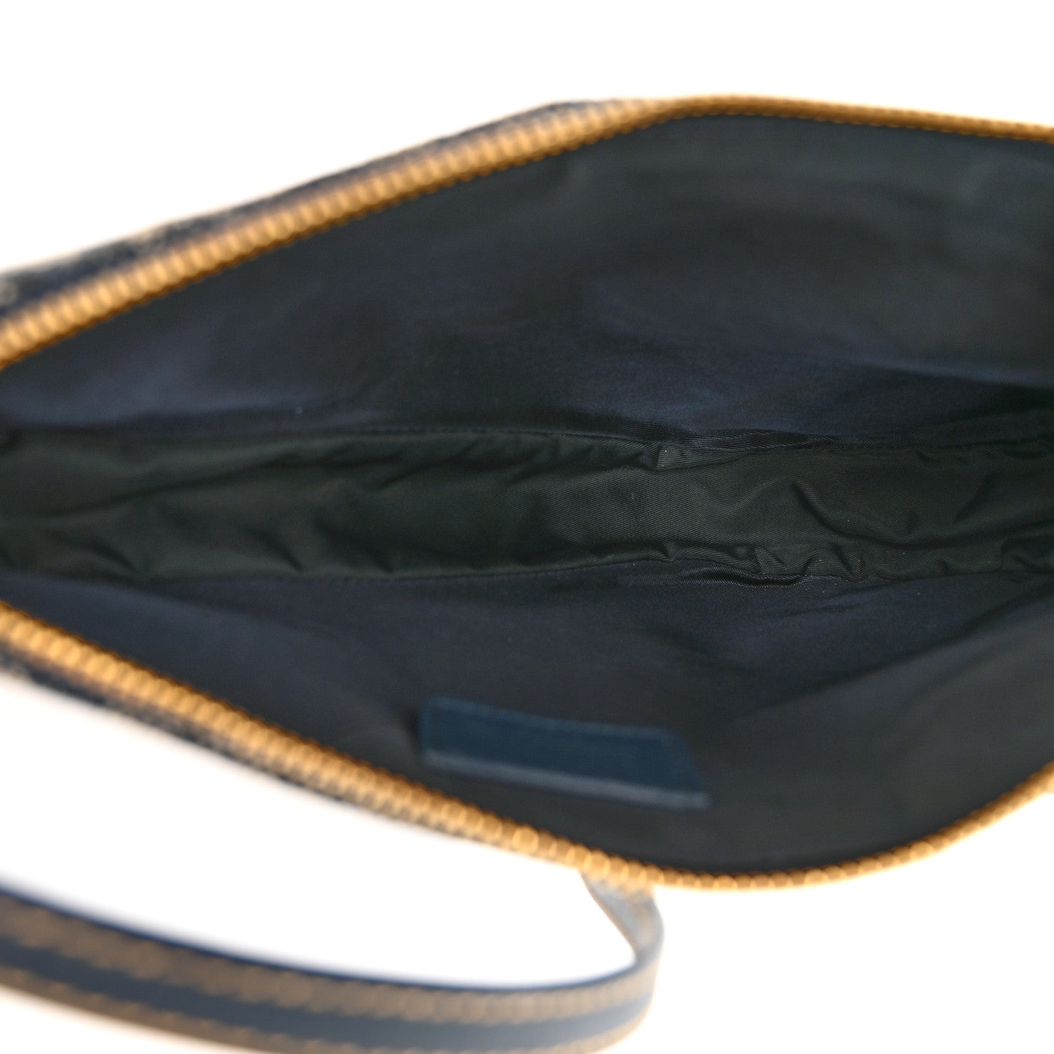 Christian Dior Monogram Mini Saddle Pochette Navy 5 of 11