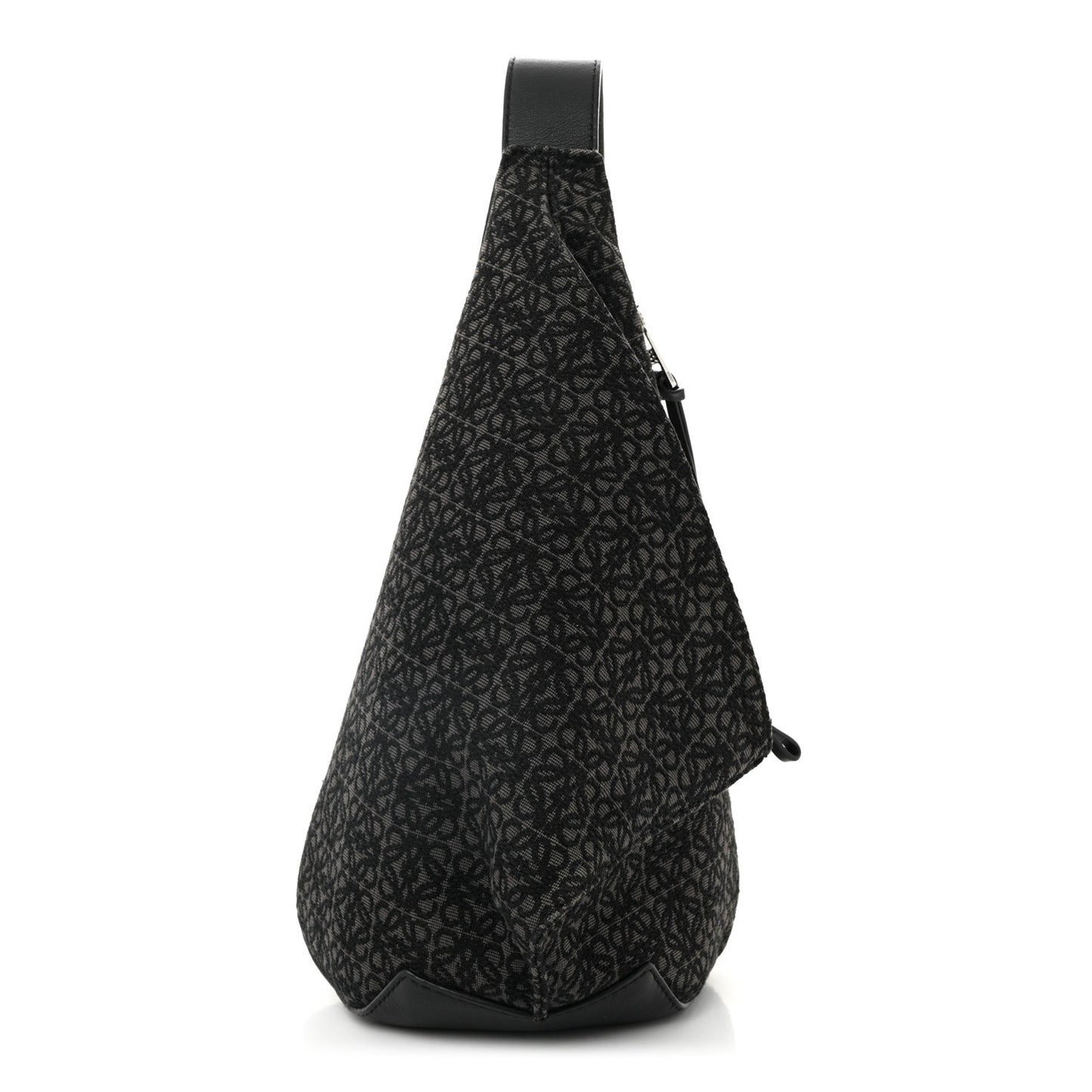 Jacquard Anagram Calfskin Anton Sling Anthracite Black