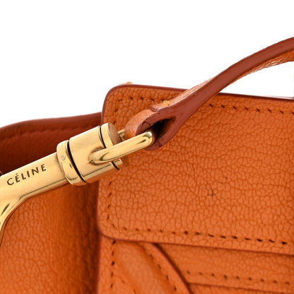 Celine Goatskin Nano Luggage Orange 12 of 13
