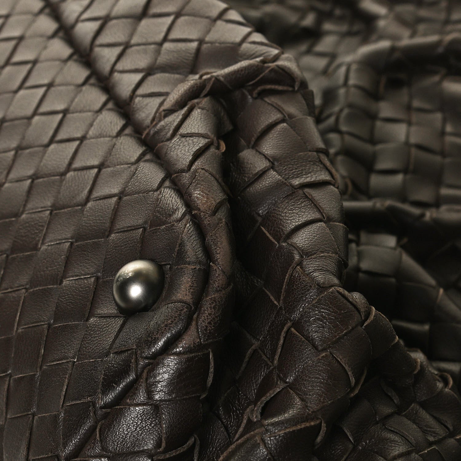 Bottega Veneta Nappa Intrecciato Pleated Tote Ebano 14 of 14