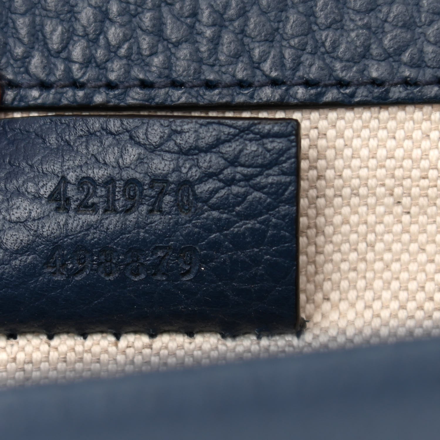 Gucci Dollar Calfskin Crystal Mini Dionysus Shoulder Bag Blue Agata Montana Sapphire 7 of 9