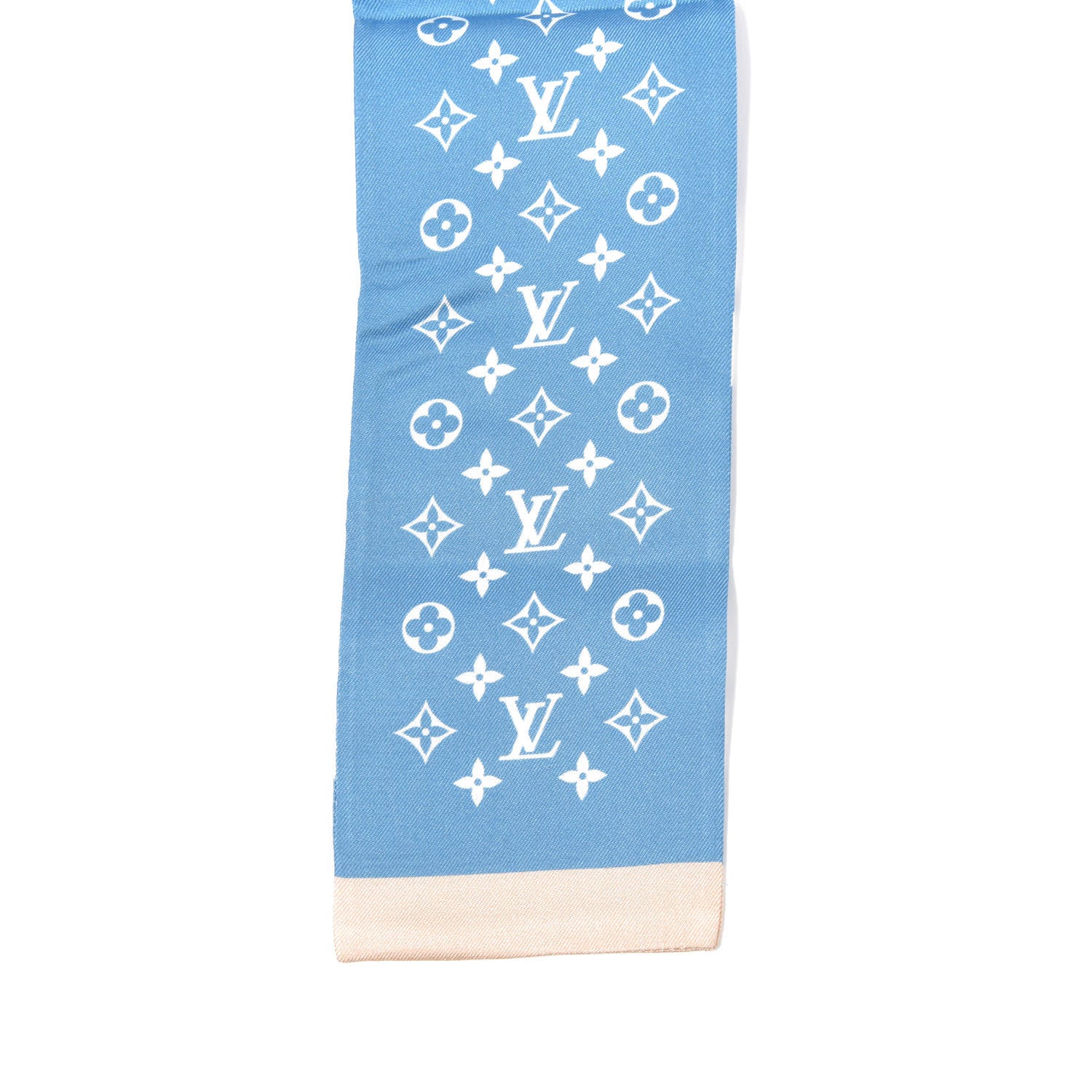 Louis Vuitton Silk Monogram Gradient By The Pool Bandeau Blue 5 of 5