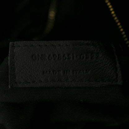 Saint Laurent Lambskin Quilted Maxi Icare Shopping Tote Black 9 of 12
