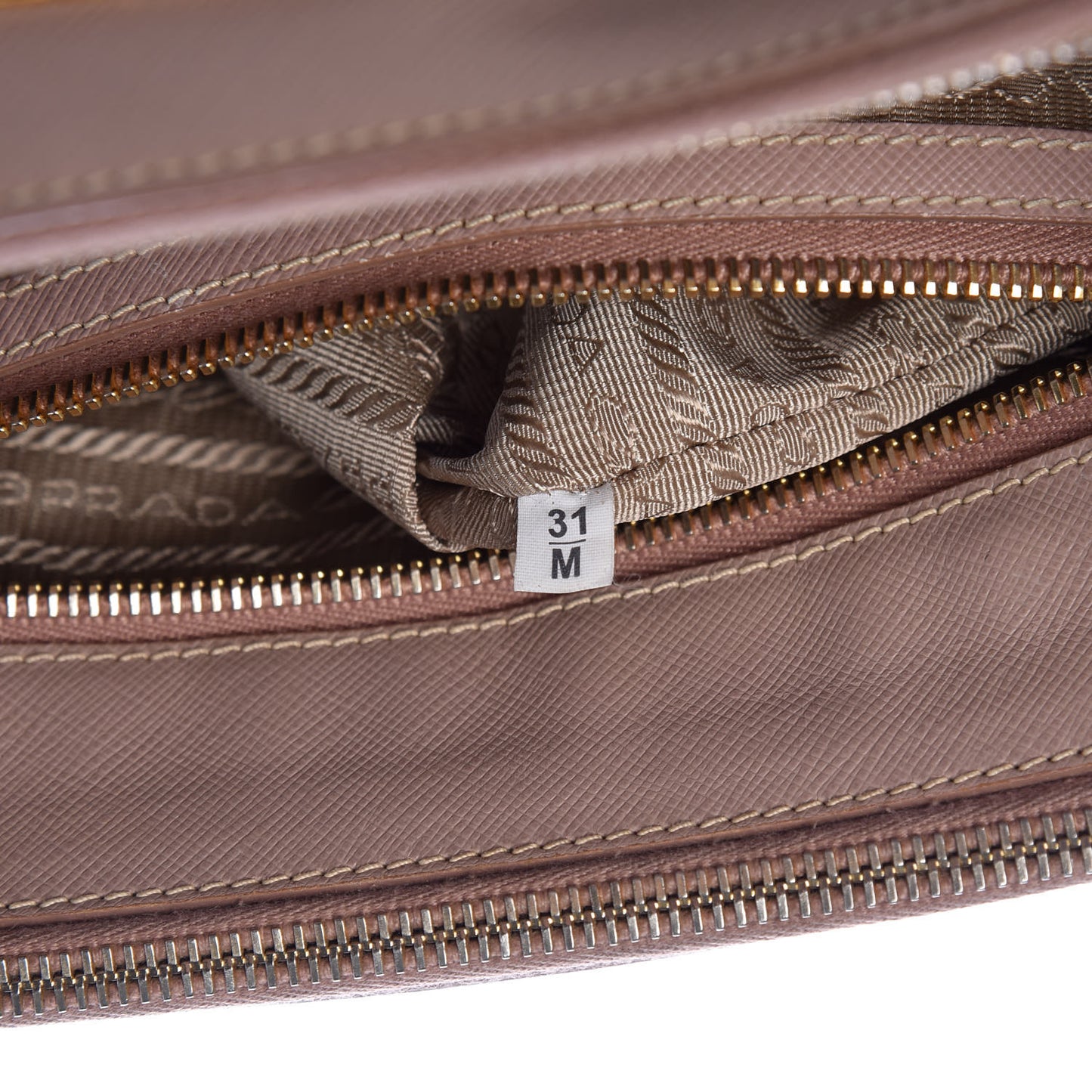 Saffiano Small Galleria Double Zip Tote Cammeo