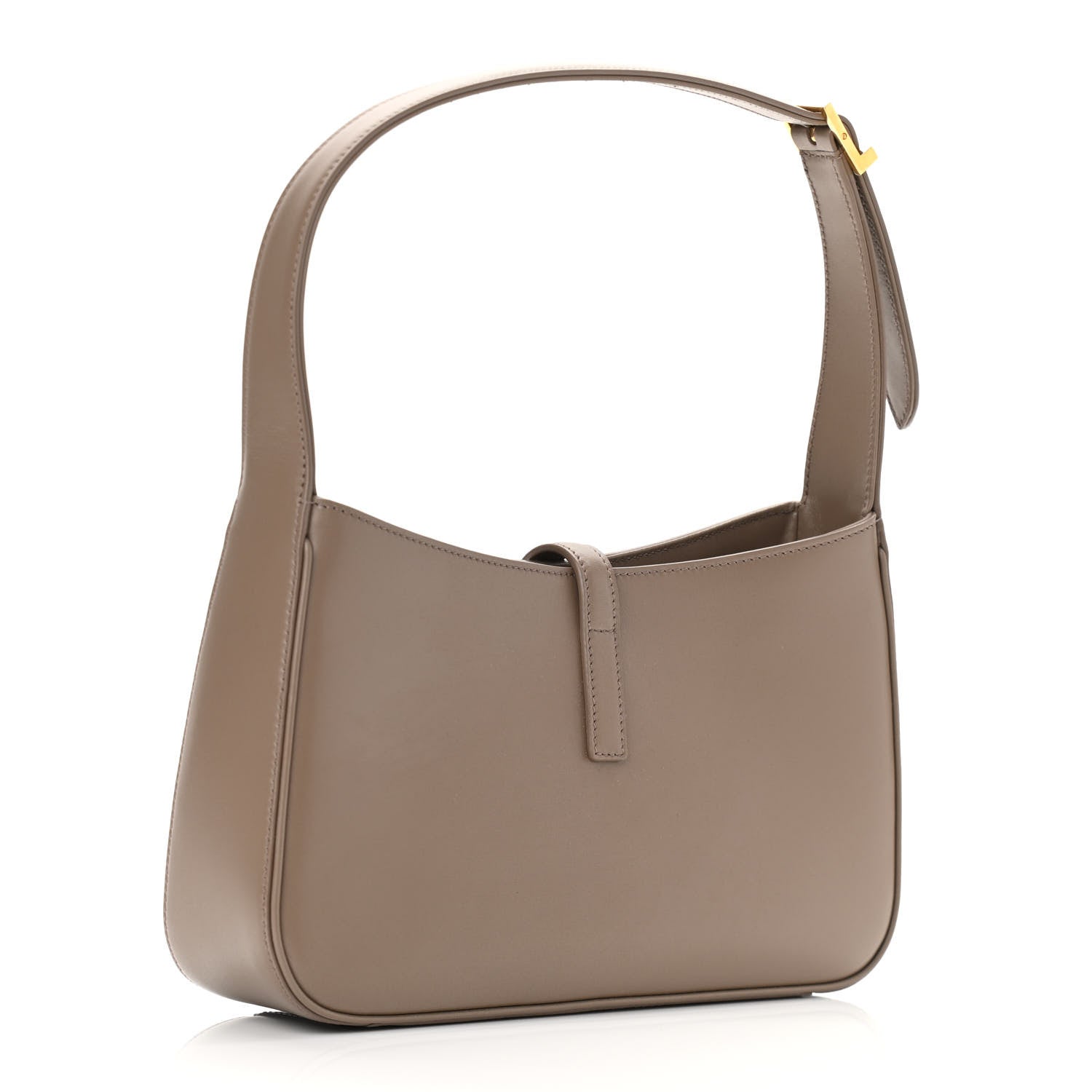 Saint Laurent Smooth Calfskin Le 5 A 7 Hobo Taupe 3 of 9