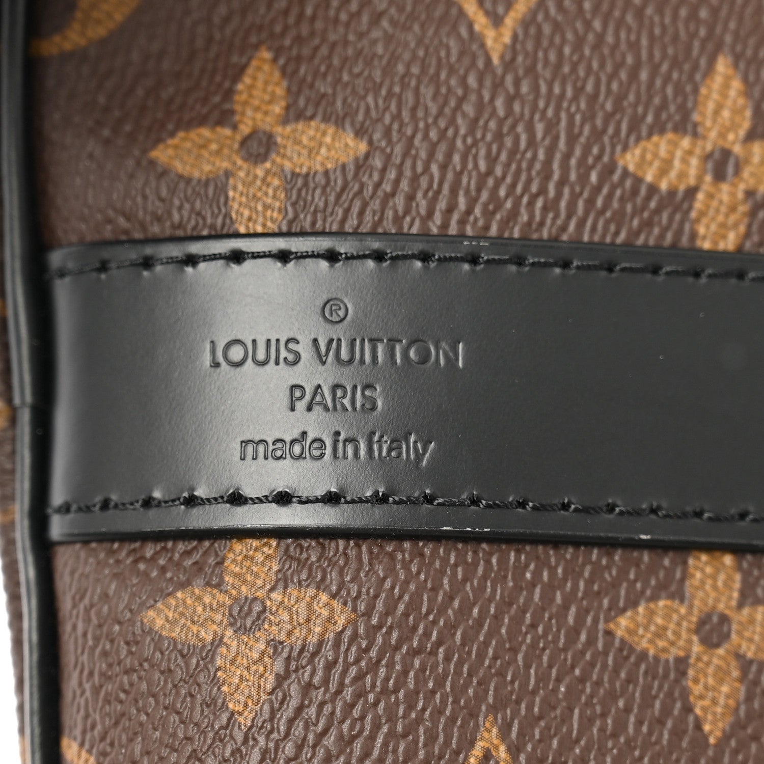 Louis Vuitton Monogram Macassar Keepall Bandouliere 55 5 of 10
