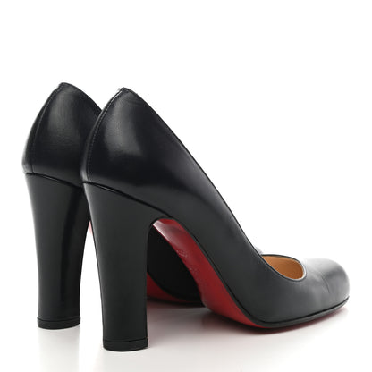 Christian Louboutin Nappa Pumps 37.5 Navy Blue 4 of 11