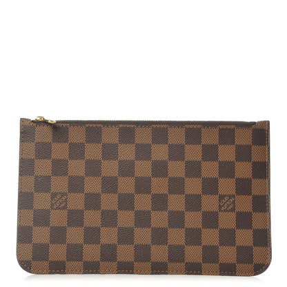 Louis Vuitton Damier Ebene Neverfull MM GM Pochette 1 of 8