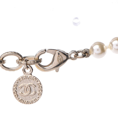 Chanel Pearl CC Necklace Gold 4 of 5