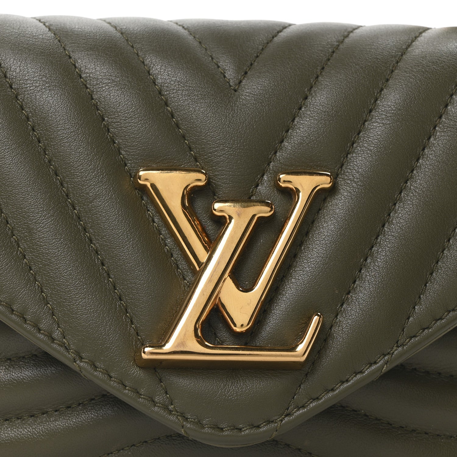 Louis Vuitton Calfskin New Wave Multi Pochette Kaki 7 of 9