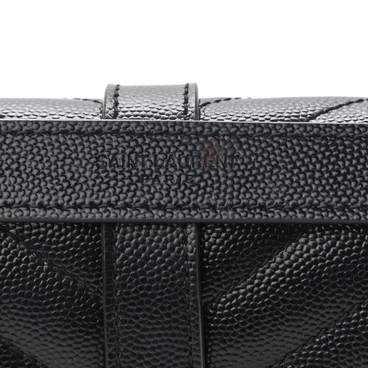 Grain De Poudre Matelasse Chevron Medium Monogram Satchel Black