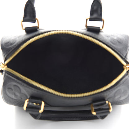Louis Vuitton Empreinte Monogram Giant Speedy Bandouliere 20 Black 5 of 8