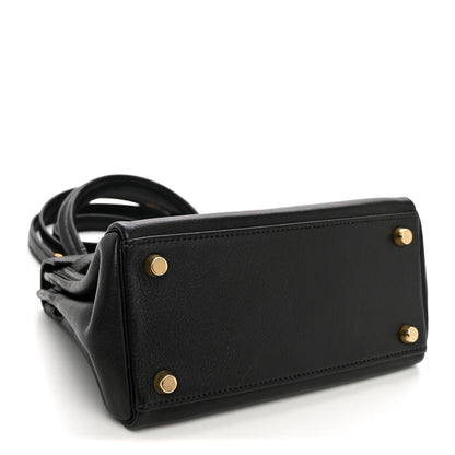 Hermes Veau Gulliver Kelly Retourne 20 Black 3 of 9