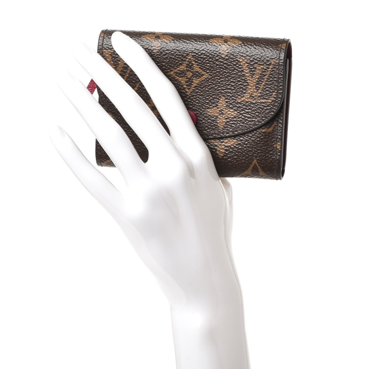 Monogram Rosalie Coin Purse Fuchsia