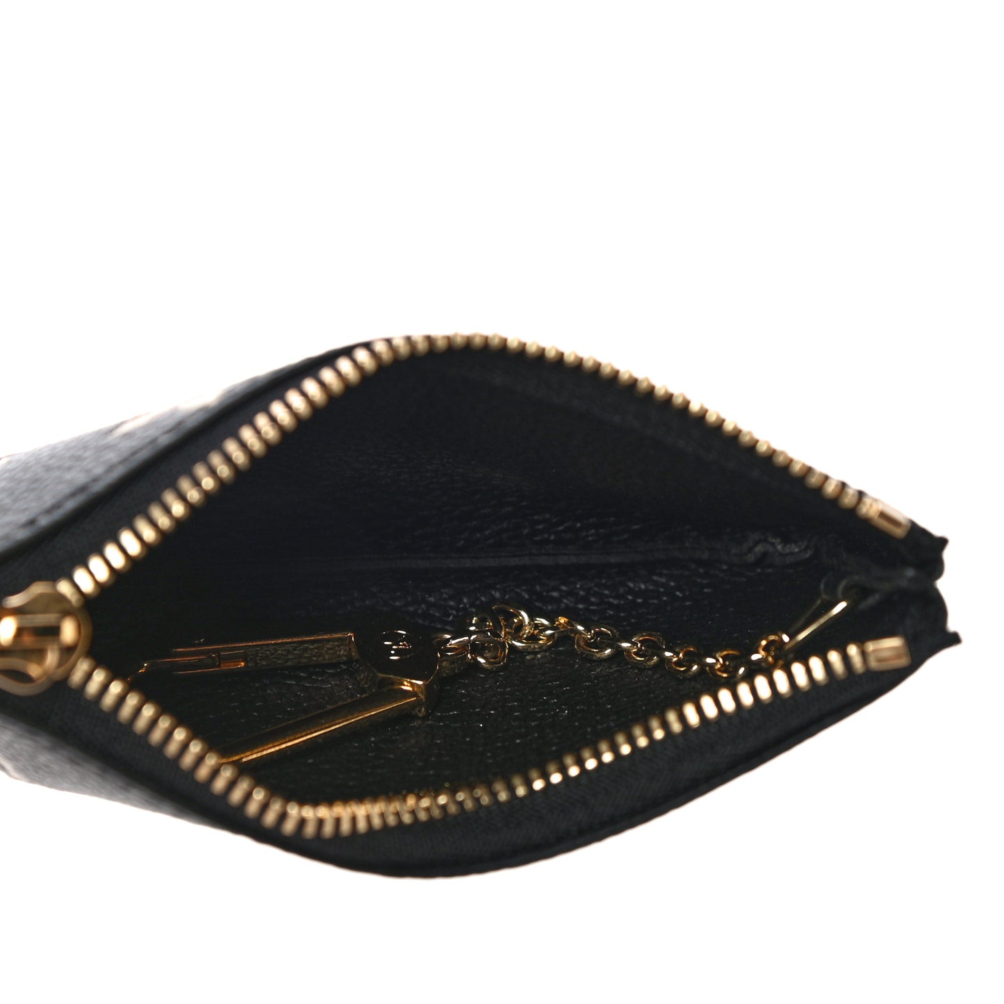 Empreinte Monogram Giant Key Pouch Black Beige