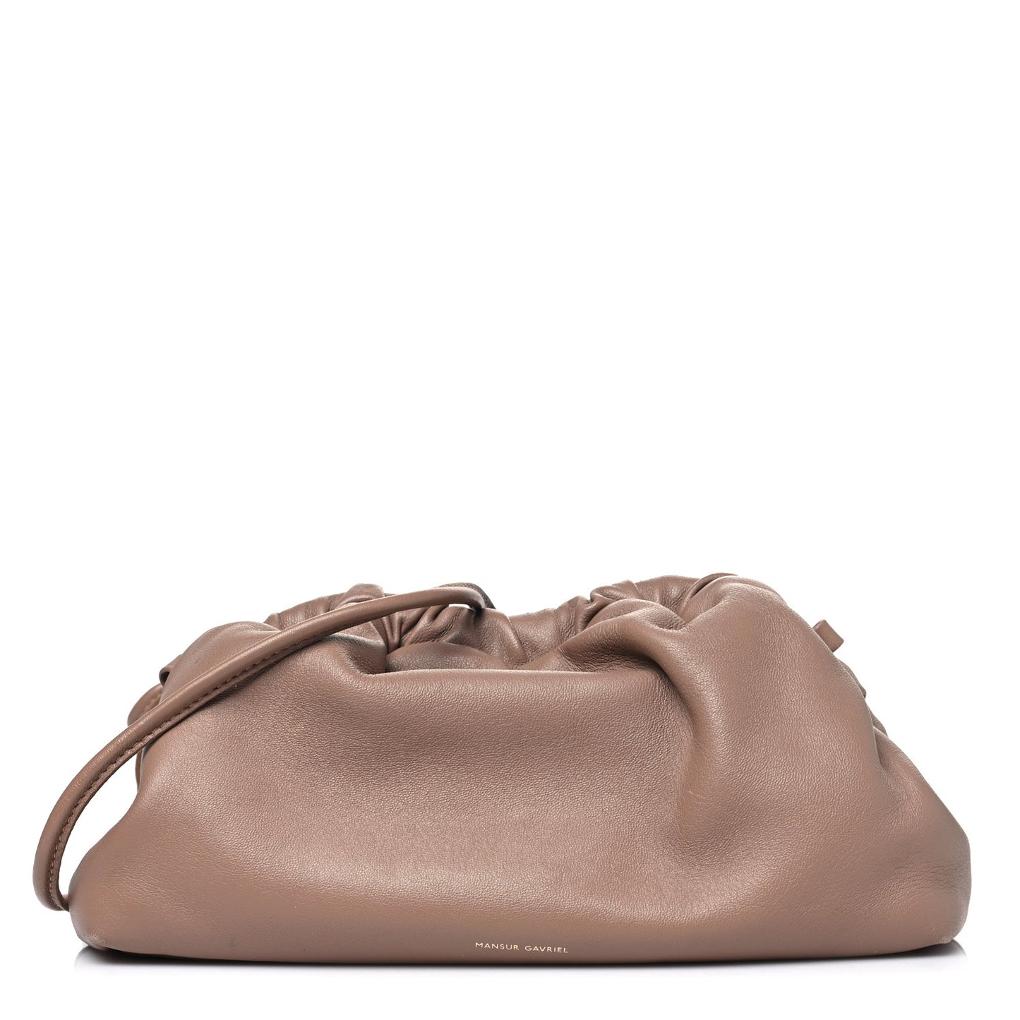 Lambskin Cloud Mini Clutch Biscotto