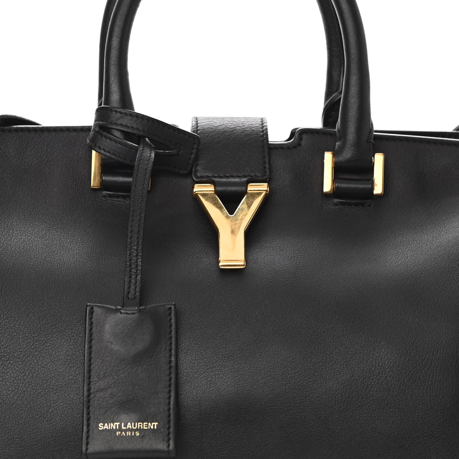 Saint Laurent Calfskin Small Classic Y Cabas Navy Blue 7 of 11