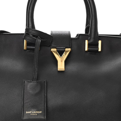 Saint Laurent Calfskin Small Classic Y Cabas Navy Blue 7 of 11